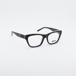 DKNY DK5063 237 Eyeglasses - Havana/Black 54mm Square Frame